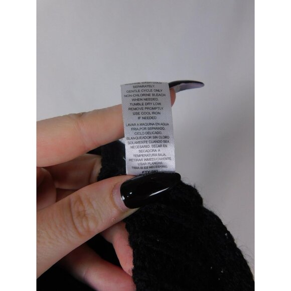 Full Circle Trends Black Knit Sweater 1X Gothic Witchcore - Picture 6 of 12